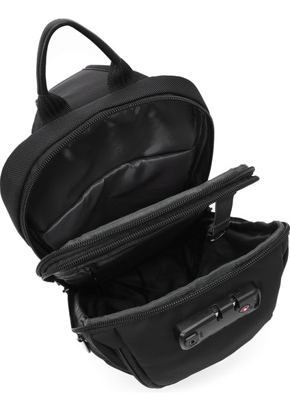 D-Pack Erkek Siyah Kumaş Çapraz Çanta 24WBD30256F