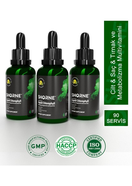 Likit Klorofil & Doğal Nane Yağı & Doğal Limon Yağı ( 3 Adet )