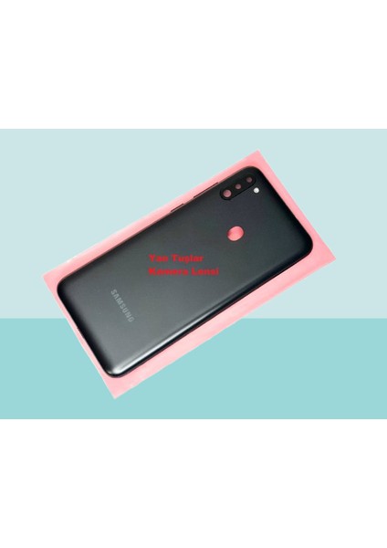 Samsung Galaxy M11 Uyumlu Full Kasa Arka Kapak Batarya Kapağı - Siyah