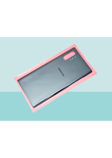 Samsung Galaxy Note 10 Plus Uyumlu Arka Kapak Batarya Kapağı - Siyah