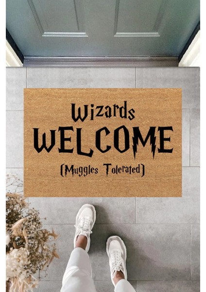 Harry Potter, Wizards, Iç ve Dış Kapı Önü Paspası, Dijital Baskı Paspas, Dekoratifpaspas