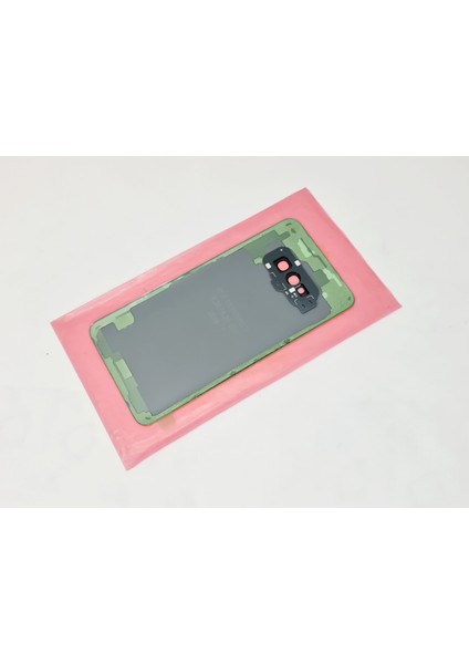 Samsung Galaxy S10 E Uyumlu Arka Kapak Batarya Kapağı - Siyah - Full Lensli