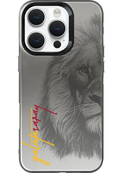 Apple iPhone 16 Pro Max Galatasaray Premium Aslan Telefon Kılıfı