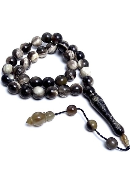 Benekli Bufalo Boynuzu Tesbih 10MM Doğal ve Şık Model modelleri