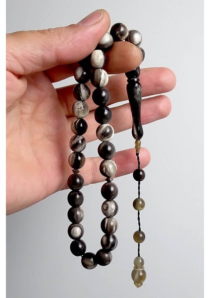 Benekli Bufalo Boynuzu Tesbih 10MM Doğal ve Şık Model fırsatları