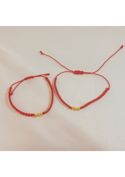 Red String Kırmızı Ip Çift Bileklik Sevgili Bilekliği Kırmızı Ip Bileklik Boncuklu Ip Bileklik