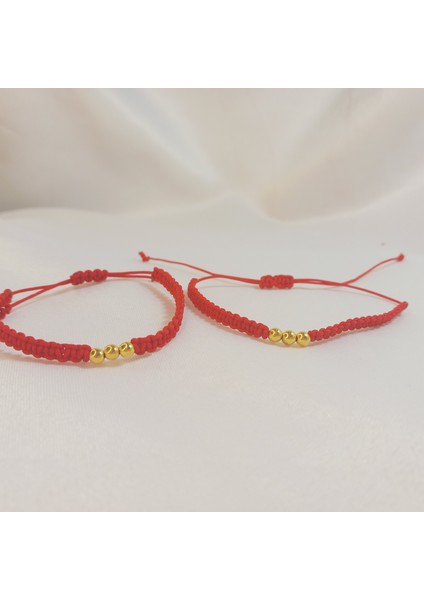 Red String Kırmızı Ip Çift Bileklik Sevgili Bilekliği Kırmızı Ip Bileklik Boncuklu Ip Bileklik