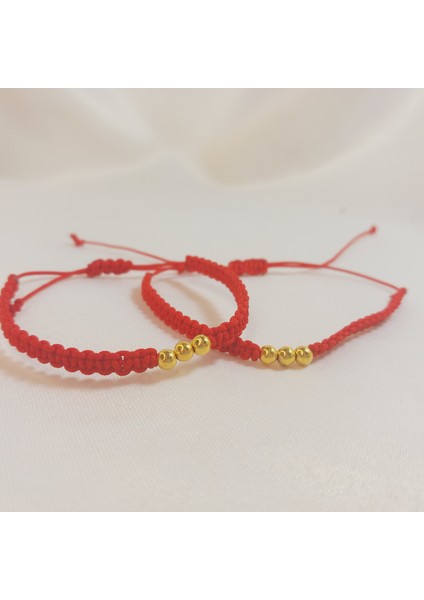 Red String Kırmızı Ip Çift Bileklik Sevgili Bilekliği Kırmızı Ip Bileklik Boncuklu Ip Bileklik