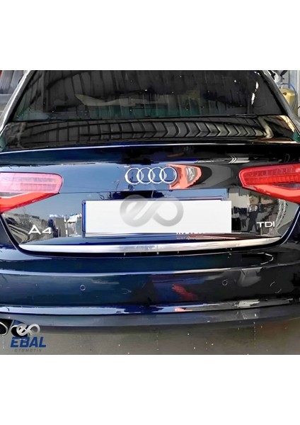 Audi A4 Krom Bagaj Alt Çıtası 2007-2012 Model arası uyumlu P. Çelik