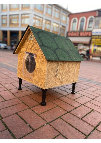 Kedi Evi Kedi Yuvası İç ve Dış Mekan Isı ve Su Yalıtımlı 55x45x65 cm fiyatları