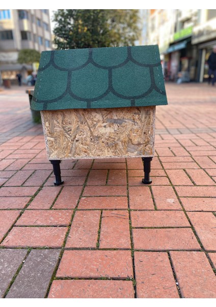 Kedi Evi Kedi Yuvası İç ve Dış Mekan Isı ve Su Yalıtımlı 55x45x65 cm fırsatları