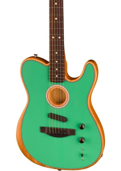 Limited Edition Acoustasonic Player Telecaster Gülağacı Klavye Sea Foam Green Elektro Akustik Gitar modelleri