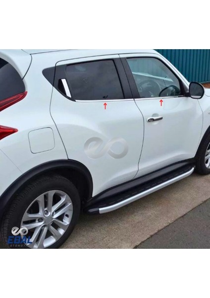 Nissan Juke Krom Cam Çıtası 4 Prç. 2010-2020 P. Çelik modelleri