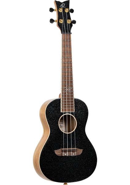 Element Series Concert Ukulele (Metallic Black Ruel)