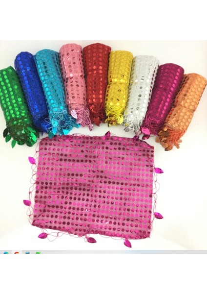 Karışık 10 Adet Pullu Halay Mendili