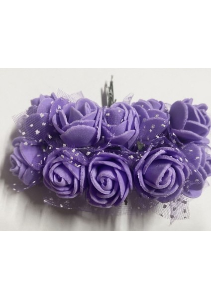 Mor Latex Gül 1 Bağ