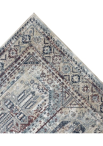 Modern Şönil Eskitme Desenli Dokuma Taban Dekoratif Halı Kilim Yolluk Dijital Baskı Halı Yıkanabilir