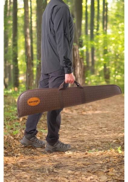 Lüks Tüfek Kılıfı - Savage - Kahve Timsah - 51 Namlu modelleri