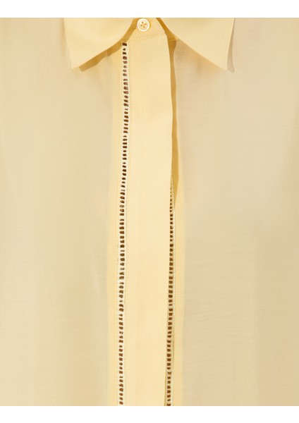 Kadın Sarı Regular Fit Kolsuz Bluz 50247281-VR044