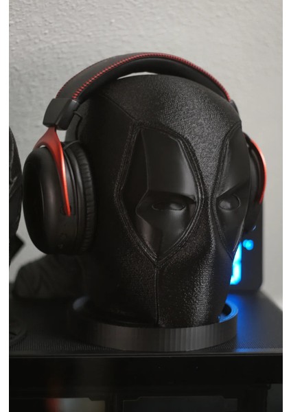 Deadpool Kulaklık Standı Masaüstü Kulaklık Tutucu 20 cm