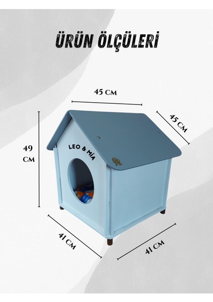 Kedi ve Köpek Yuvası(Evi) Doğal Ahşap Hem İç Mekan Hem Dış Mekan İçin modelleri