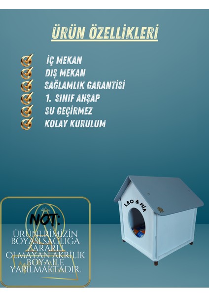 Kedi ve Köpek Yuvası(Evi) Doğal Ahşap Hem İç Mekan Hem Dış Mekan İçin fırsatları