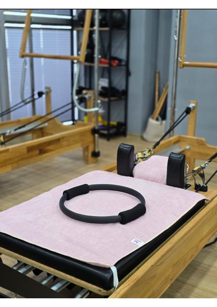 Pilates Reformer Havlusu Kaydırmaz Pembe