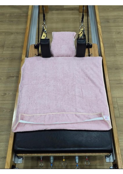 Pilates Reformer Havlusu Kaydırmaz Pembe
