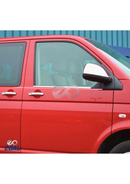Vw T5 Transporter Krom Cam Çıtası 2 Prç. 2003-2015 P. Çelik