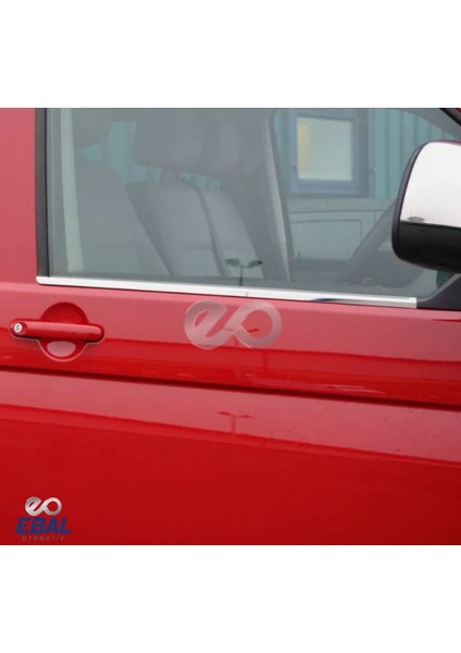 Vw T5 Transporter Krom Cam Çıtası 2 Prç. 2003-2015 P. Çelik