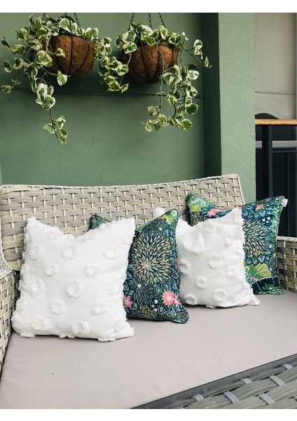 Yeşil Temalı Iç Dolgulu Kırlent fiyatları