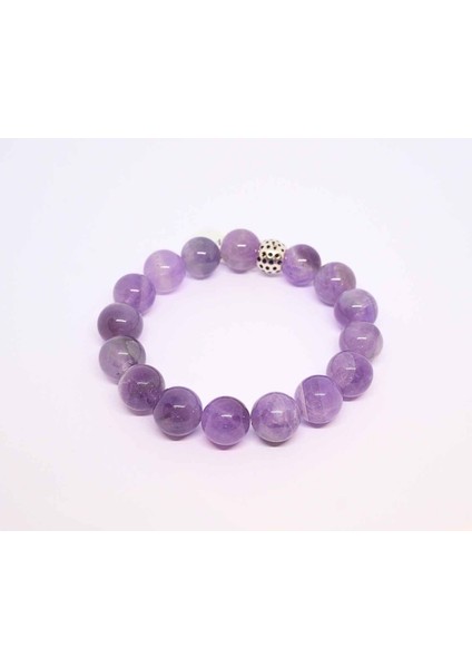 12 Mm Doğal Taş Bileklik Ametit, Obsidyen, Sitrin, Ay Taşı, Lapis Lazuli, Akik, Güneş Taşı, Firuze