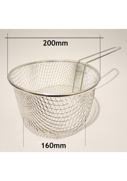 20CM Fritöz Sepeti Kalaylı Paslanmaz Çelik Fonksiyonel Tek Saplı Kızartma Teli Pratik Cips Kevgiri fiyatları
