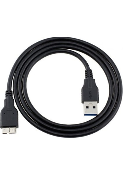 AL-4280 USB 3.0 Taşınabilir HDD Harddisk Veri Ara Bağlantı Kablosu, Siyah, 1 Metre