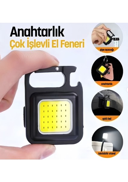 Çok Işlevli Mini Fener, Anahtarlık