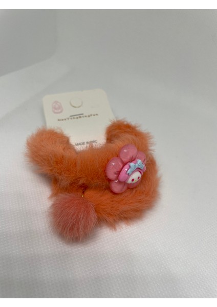 Pervin Accessories Meloldy Peluş Toka