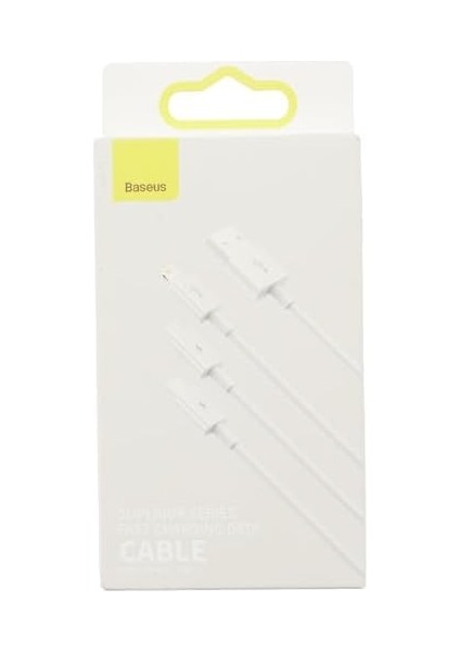 Superior Hızlı Şarj Özellikli USB To M+L+C 3.5A Kablo 0.5m.-Beyaz