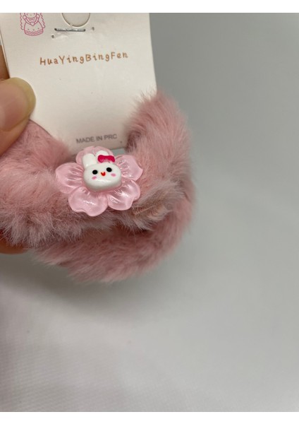 Pervin Accessories Tavşanlı Peluş Toka