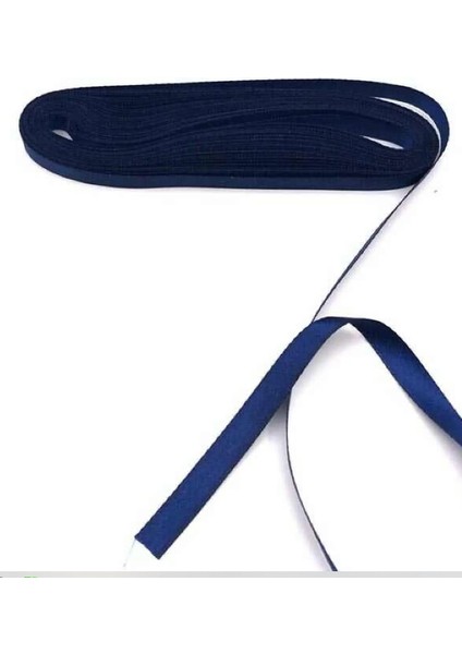 1 cm Lacivert Saten Kurdela 10 Metre Uzunluğunda