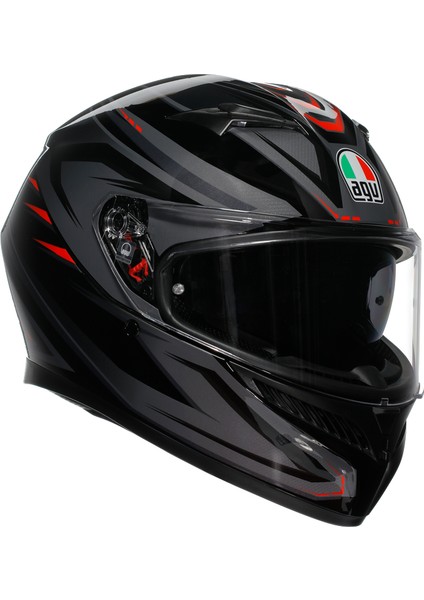 Kask/k3 E2206 Mplk Syth Black Red Configuration