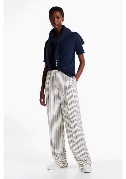 Kadın Th 1985 Koleksiyonu Polo T-Shirt - Lacivert modelleri