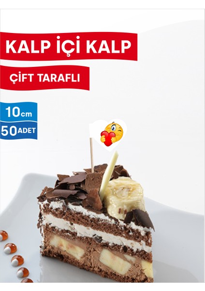 Kalpli Emojili Servis Kürdanı