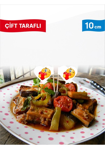 Kalpli Emojili Servis Kürdanı fiyatları