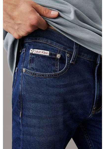 Erkek Ck Dar Paça Jean - Koyu Mavi fiyatları
