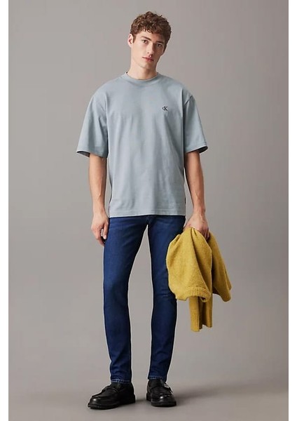 Erkek Ck Dar Paça Jean - Koyu Mavi fırsatları