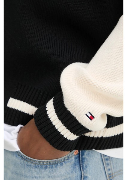 Erkek Tjm Varsity Baseball Hırka - Siyah indirimleri