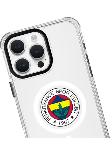 Apple iPhone 14 Fenerbahçe Magsafe Logo Şeffaf Telefon Kılıfı fiyatları