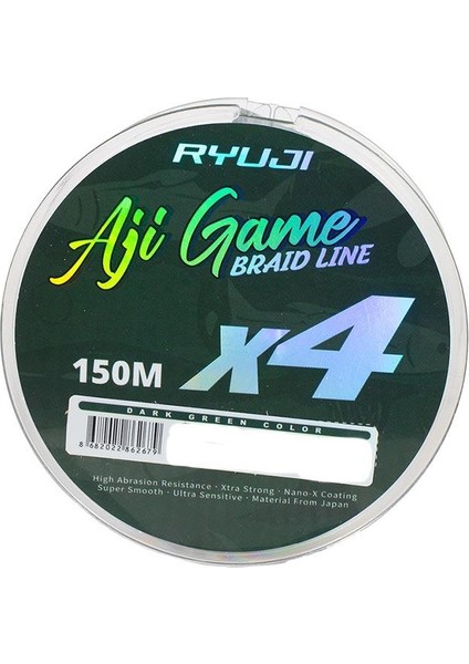 Aji Game 4x 150M Dark Green Lrf Ip Misina