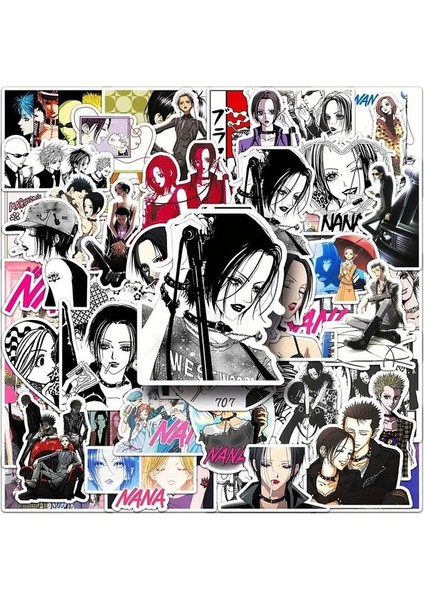Major Selection Nana Hachi Anime Manga Sticker Seti 50 Adet - Anime Sticker