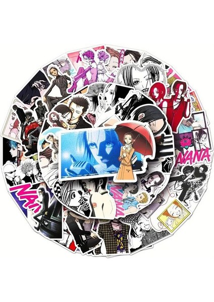 Major Selection Nana Hachi Anime Manga Sticker Seti 50 Adet - Anime Sticker modelleri